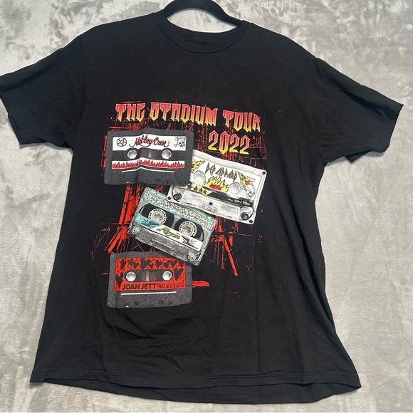 stadium tour Other - The Stadium Tour 2022 T Shirt Motley Crue Def Leppard Joan Jett Poison